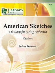 American Sketches Orchestra sheet music cover Thumbnail